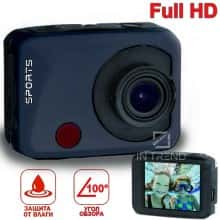 Экшн камера Action Camera Sportscam F-40 Чёрная водонепроницаемая с аквабоксом для подводной съемки Экшн камера Action Camera Sportscam F-40 Чёрная водонепроницаемая с аквабоксом для подводной съемки