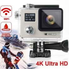 Экшн камера Action Camera F88 WiFi Серая водонепроницаемая с аквабоксом для подводной съемки Экшн камера Action Camera F88 WiFi Серая водонепроницаемая с аквабоксом для подводной съемки