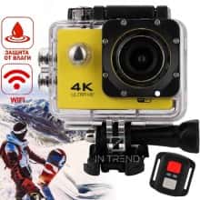 Экшн камера Action Camera V3R WiFi Желтая водонепроницаемая видеокамера с аквабоксом для подводной съемки Экшн камера Action Camera V3R WiFi Желтая водонепроницаемая видеокамера с аквабоксом для подводной съемки