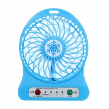 Портативный настольный Мини-вентилятор Portable Fan Mini Синий Портативный настольный Мини-вентилятор Portable Fan Mini Синий