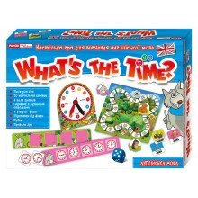 Настольная игра по изучению английской лексики - What's the time Настольная игра по изучению английской лексики - What's the time