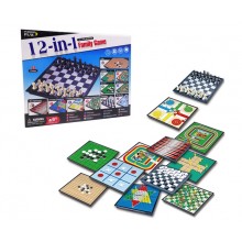 Набор настольных игр 12 в 1: шашки шахматы нарды Набор настольных игр 12 в 1: шашки шахматы нарды