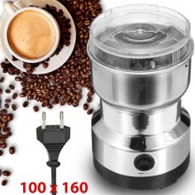 Электрическая кофемолка Rainberg RB-833 300W Серебристая - Ручной измельчитель турецкого кофе Электрическая кофемолка Rainberg RB-833 300W Серебристая - Ручной измельчитель турецкого кофе