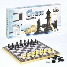 Шахматы на двоих 34х34 см Chess Set Discover Fun 3в1 + шашки Детский набор Шахматная доска Шахматы на двоих 34х34 см Chess Set Discover Fun 3в1 + шашки Детский набор Шахматная доска